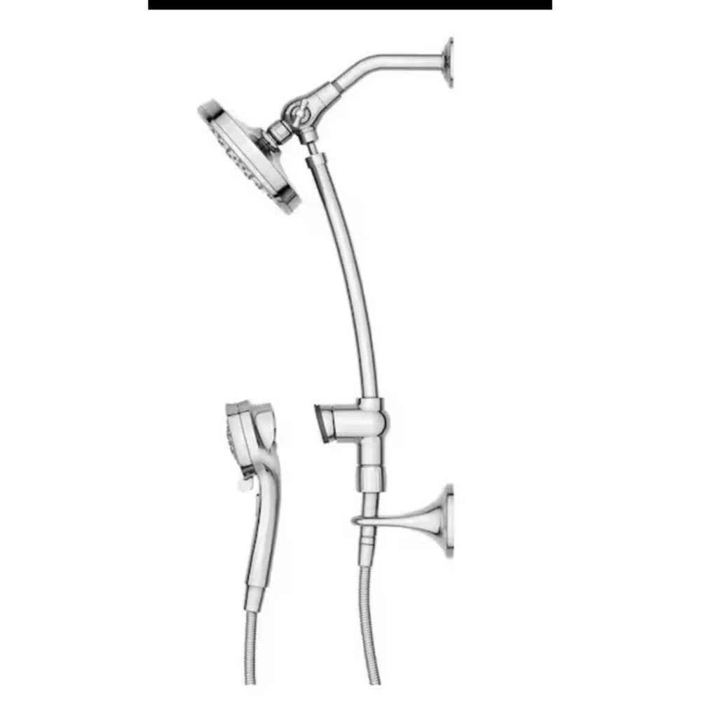 Moen 28501 Engage 6-Setting Handheld Rain Shower Slide Bar Magnetix in Chrome